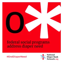 0 federal social programs address diaper need